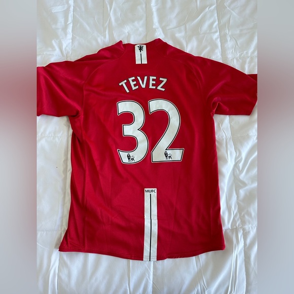 2007/08 Carlos Tevez Manchester United Jersey - Picture 1 of 9